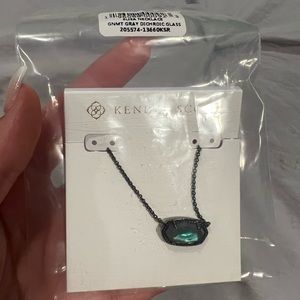 NWT Black Kendra Scott Necklace